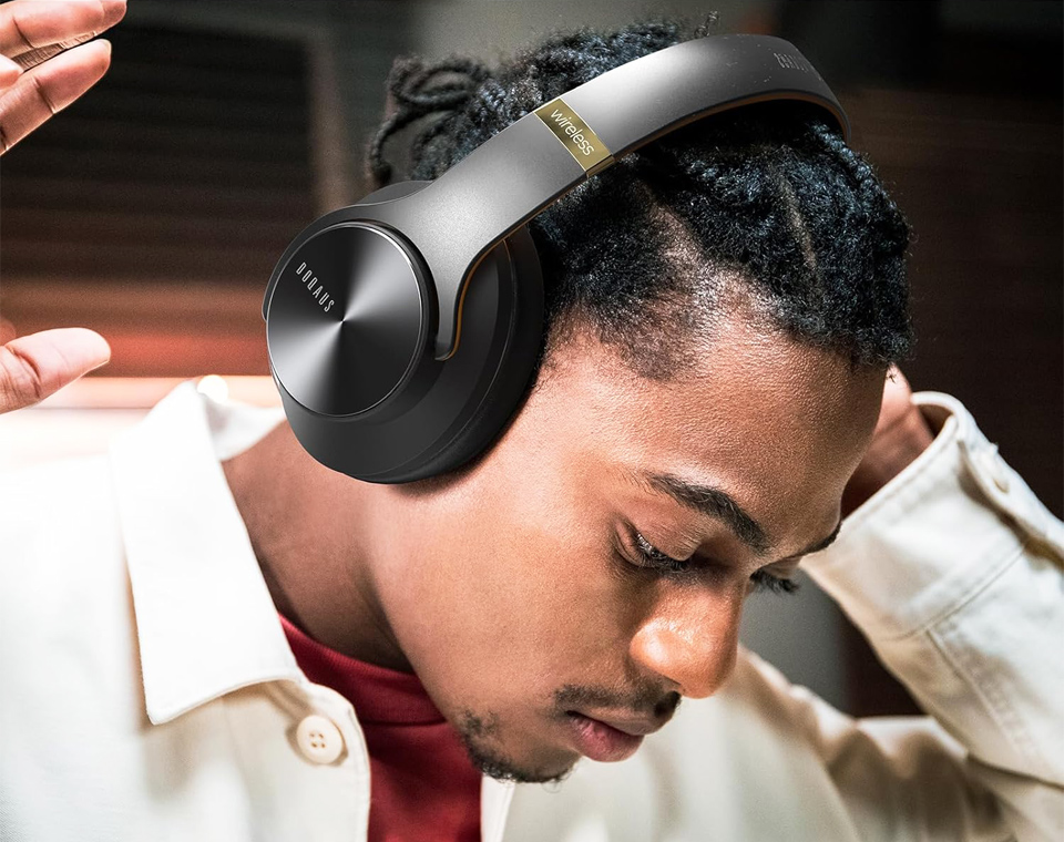 DOQAUS Bluetooth Headphones With HiFi Audio And ENC Mic