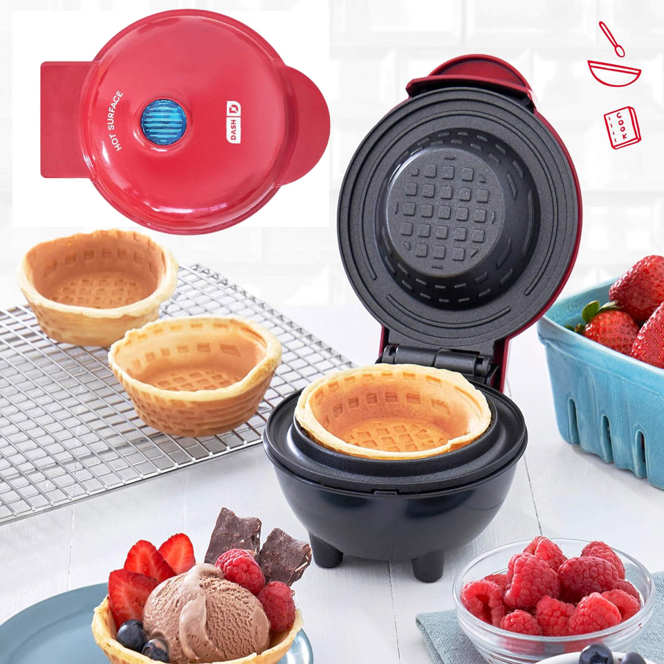 Dash Mini Waffle Bowl Maker