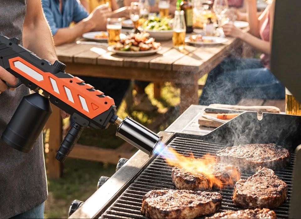 Dceefff Powerful Propane Torch Gun With Adjustable Flame