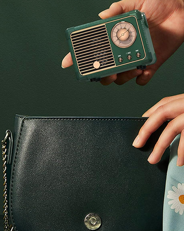 Dosmix Retro Wireless Bluetooth Mini Speaker