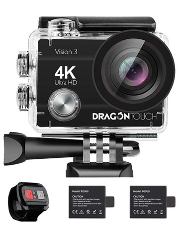 Dragon Touch 4K Action Camera 16MP 
