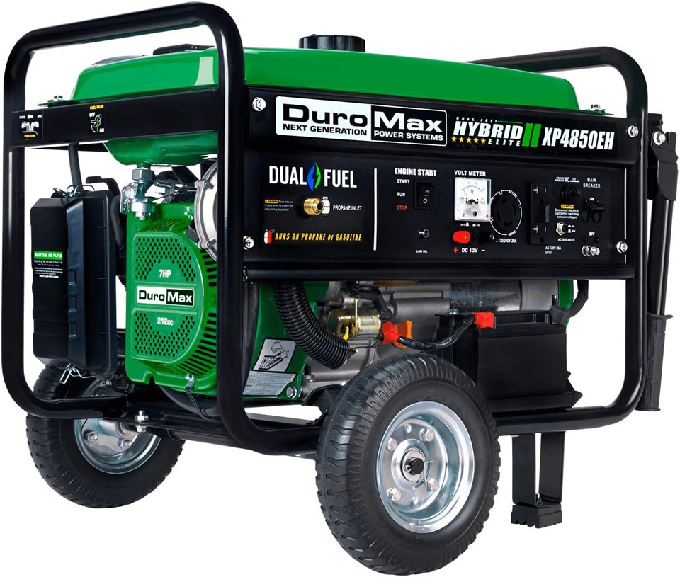 DuroMax 4850 Watt Dual Fuel Portable Generator