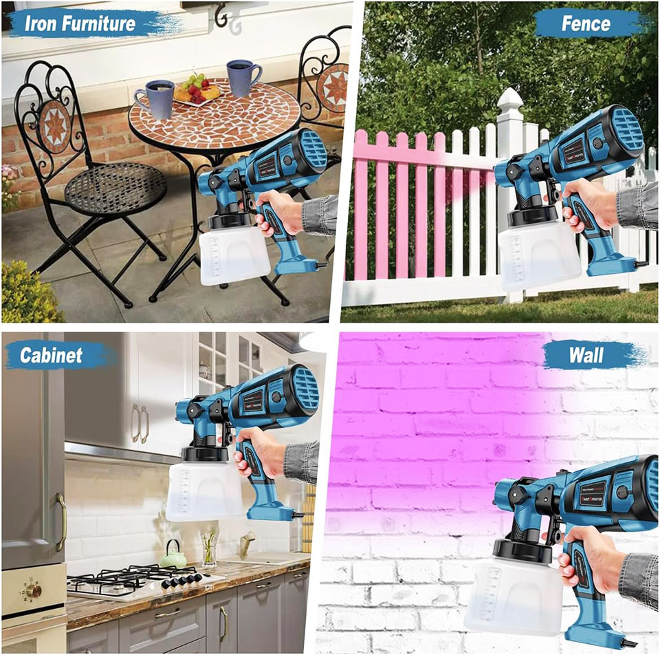 The MirrorZone High-Power Electric Spray Paint Gun is perfect for bringing the holiday spirit into your home