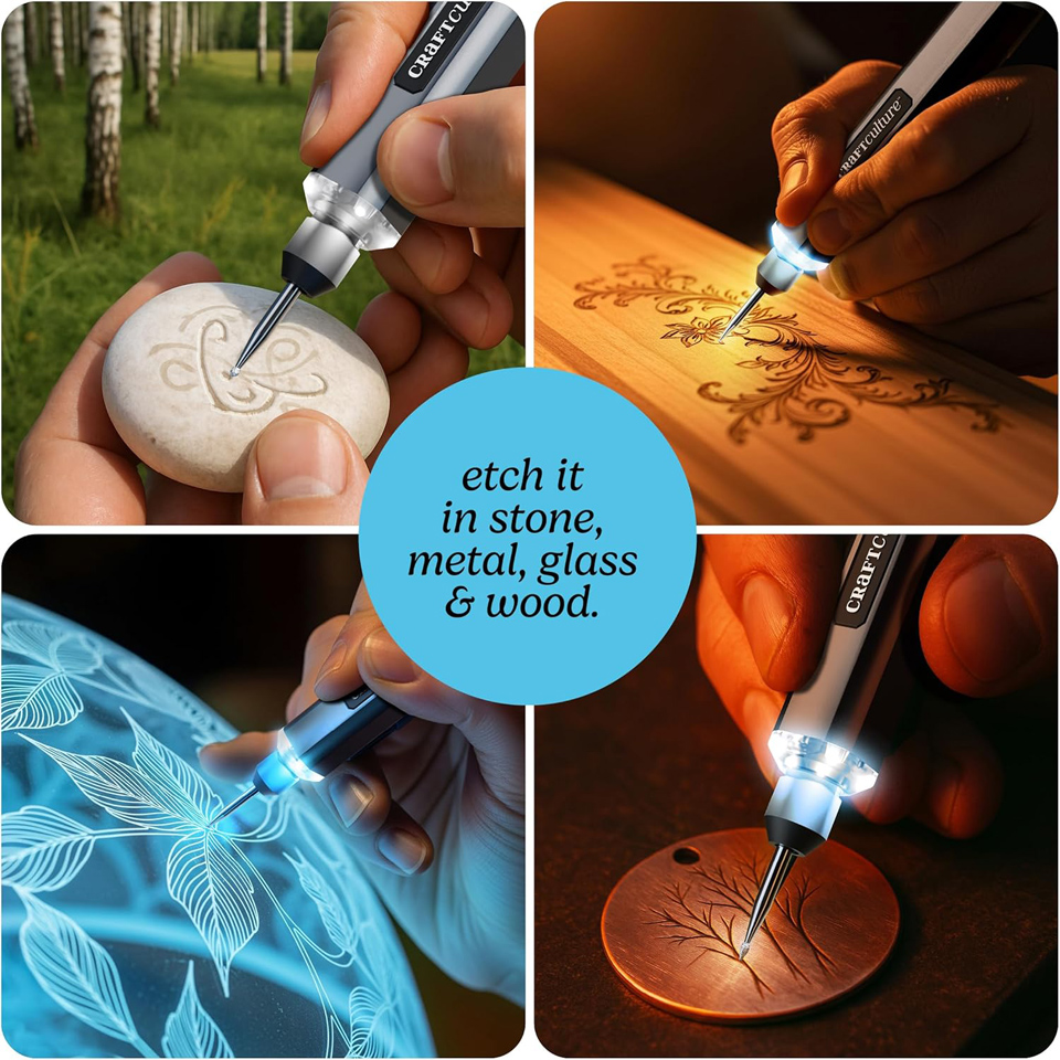 Craft Culture EtchMate Engraving Pen For Most Materials