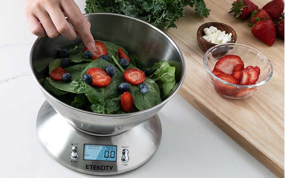 Etekcity Food Scale With Bowl Timer And Temperature Sensor