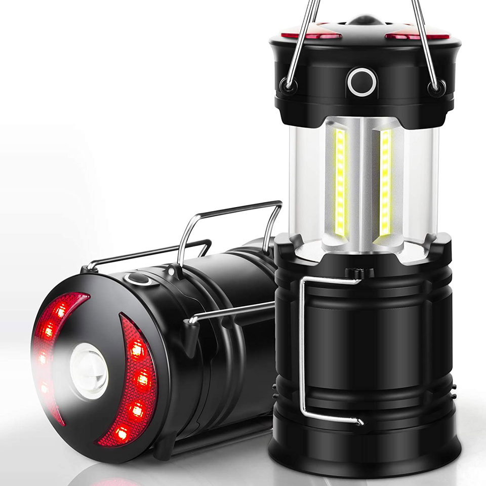Ezorkas Rechargeable And Battery Powered 2-in-1 LED Lantern