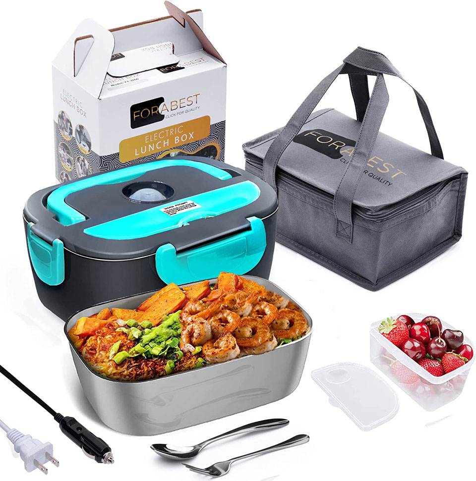 Crock-Pot GO Portable Food Warmer, Electric Lunch Box with Detachable Cord