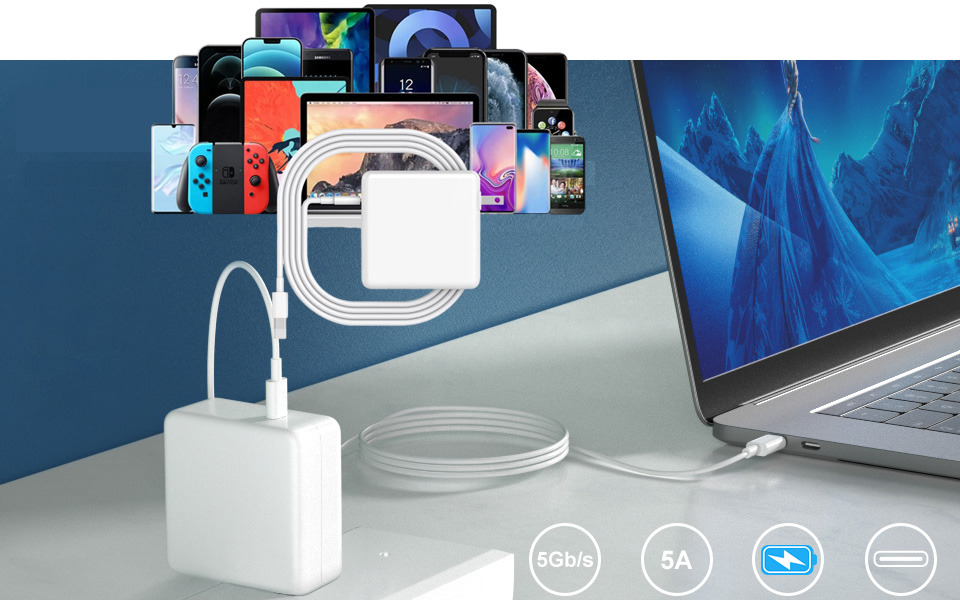 Feedyor Fast Charger For Mac Book Pro And USB C Devices