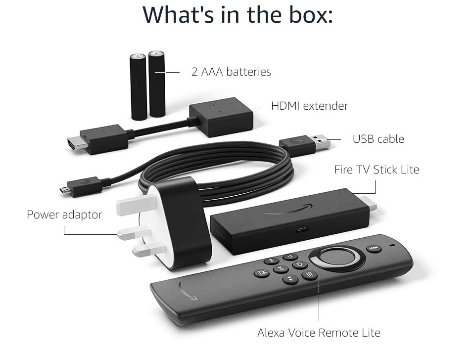 Fire TV Stick Lite with Alexa Voice Remote Lite