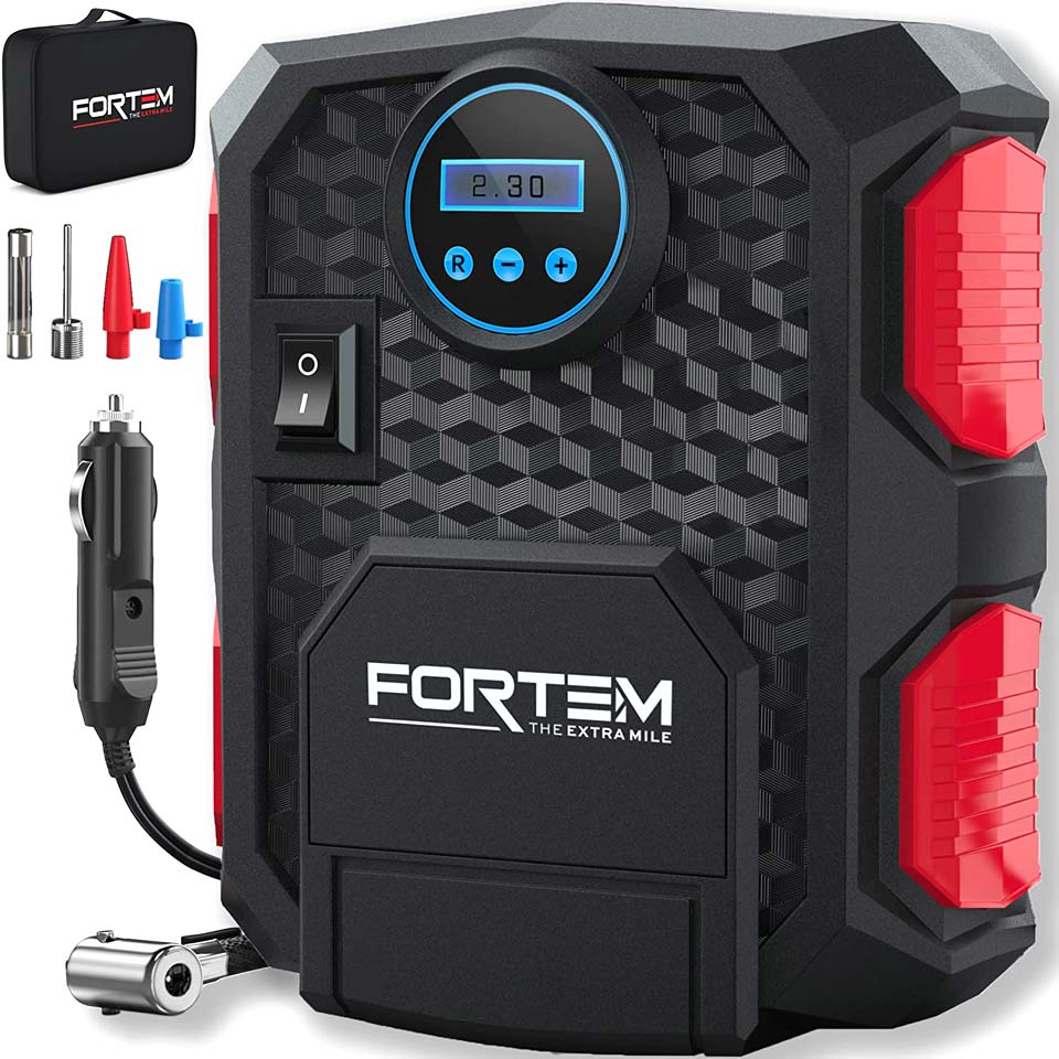 Fortem Digital Tire Inflator Air Compressor