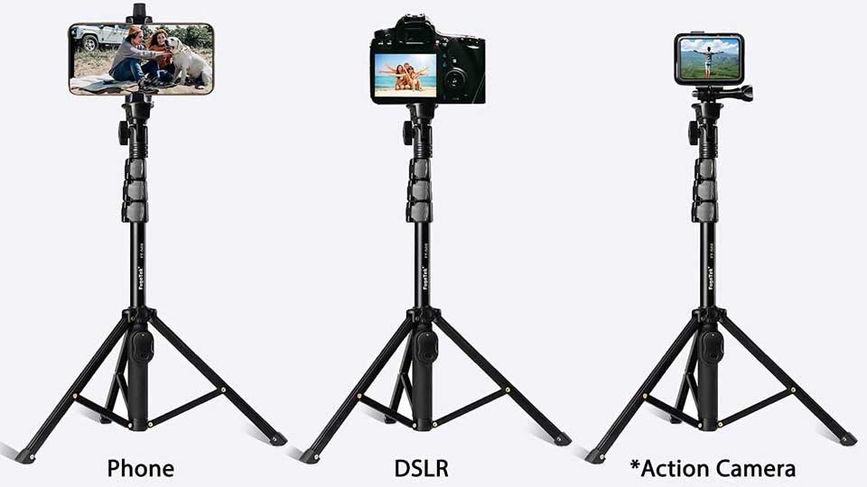 Fugetek Professional Tripod With Bluetooth Remote