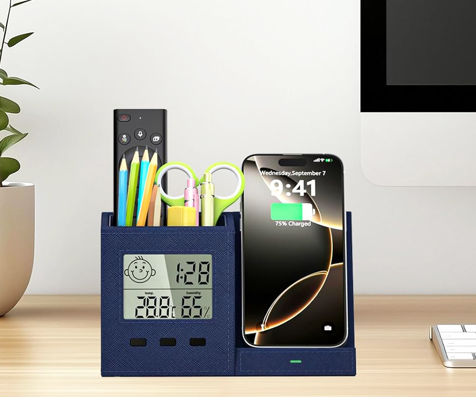 FutureCharger 3-In-1 Wireless Charger And Desk ORganizer