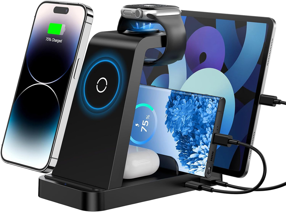 GAUOLN 5-In-1 Charging Station For Multiple Devices
