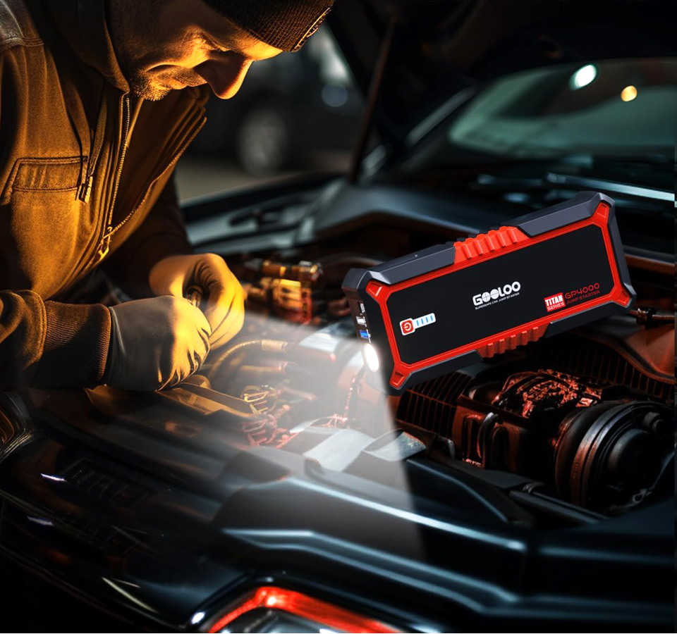 GOOLOO 4000A Peak Car Battery Jump Starter