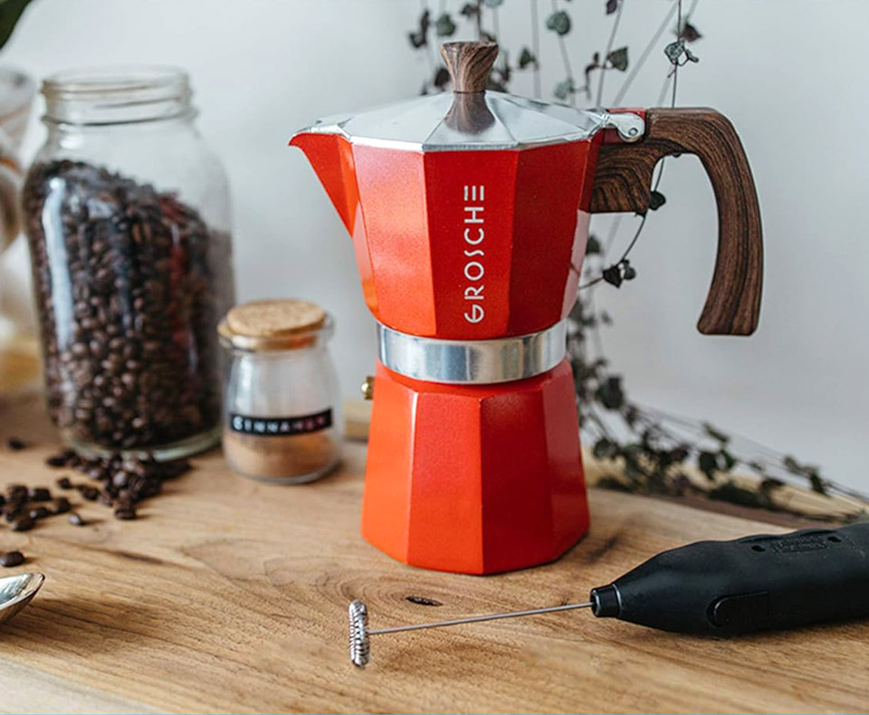 GROSCHE Milano Stovetop Espresso Maker