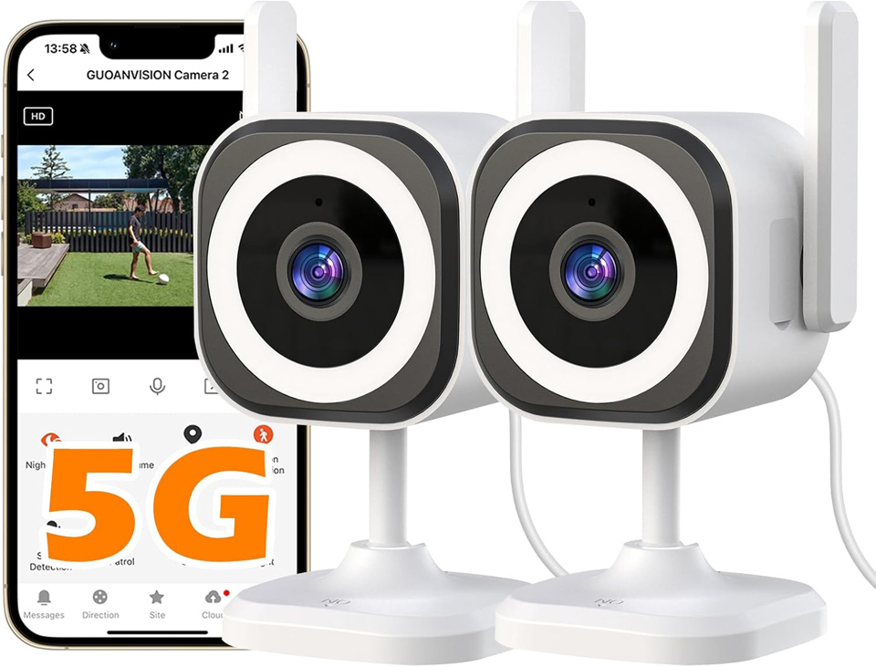GUOANVISION 5G Outdoor Indoor Security Camera