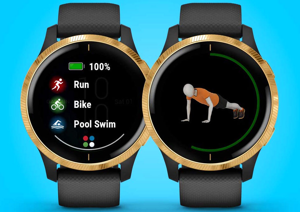 Garmin Venu GPS Smartwatch With Touchscreen Display 