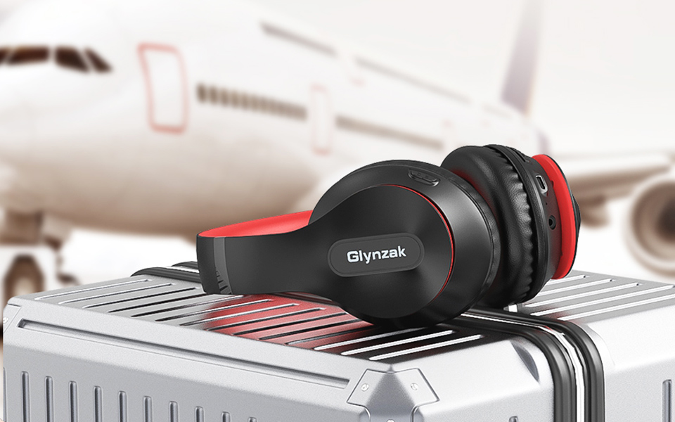 Glynzak Foldable Wireless Headphones With 6EQ Modes