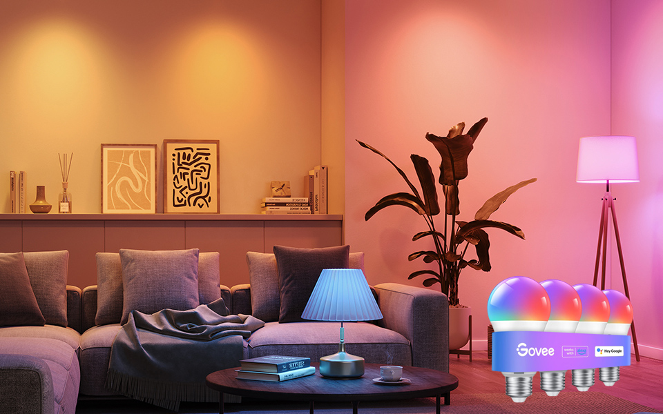 Govee Smart Light Bulbs That Work With Alexa And Google Assistant