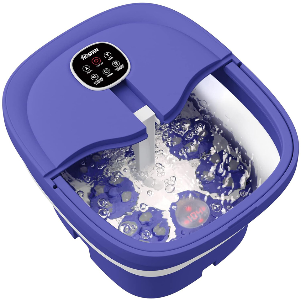 HOSPAN Collapsible Electric Rotary Massage Foot Spa