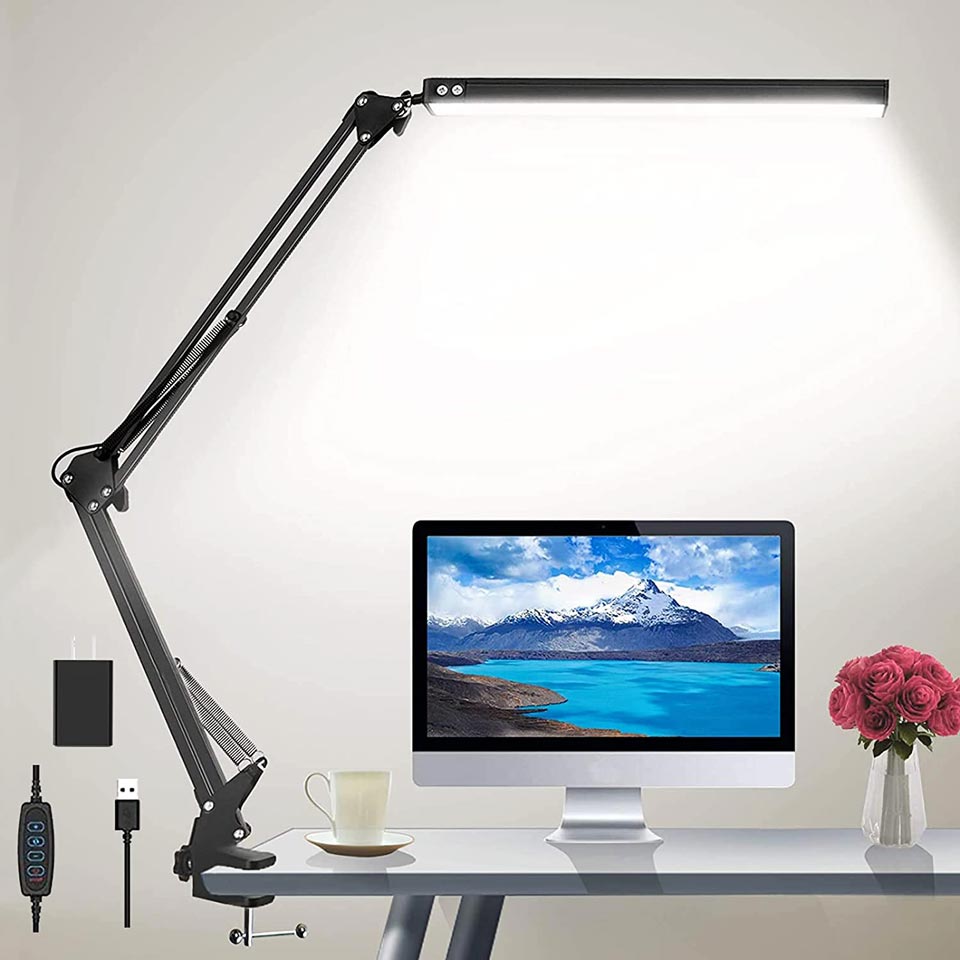 HaFundy Adjustable LED Desk Lamp