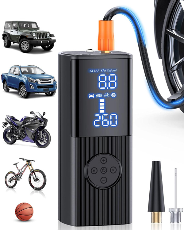 Hafuloky Portable Tire Inflator Air Compressor