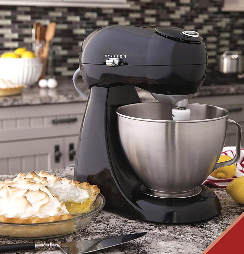 Hamilton Beach All-Metal 12-Speed Electric Tilt-Head Stand Mixer