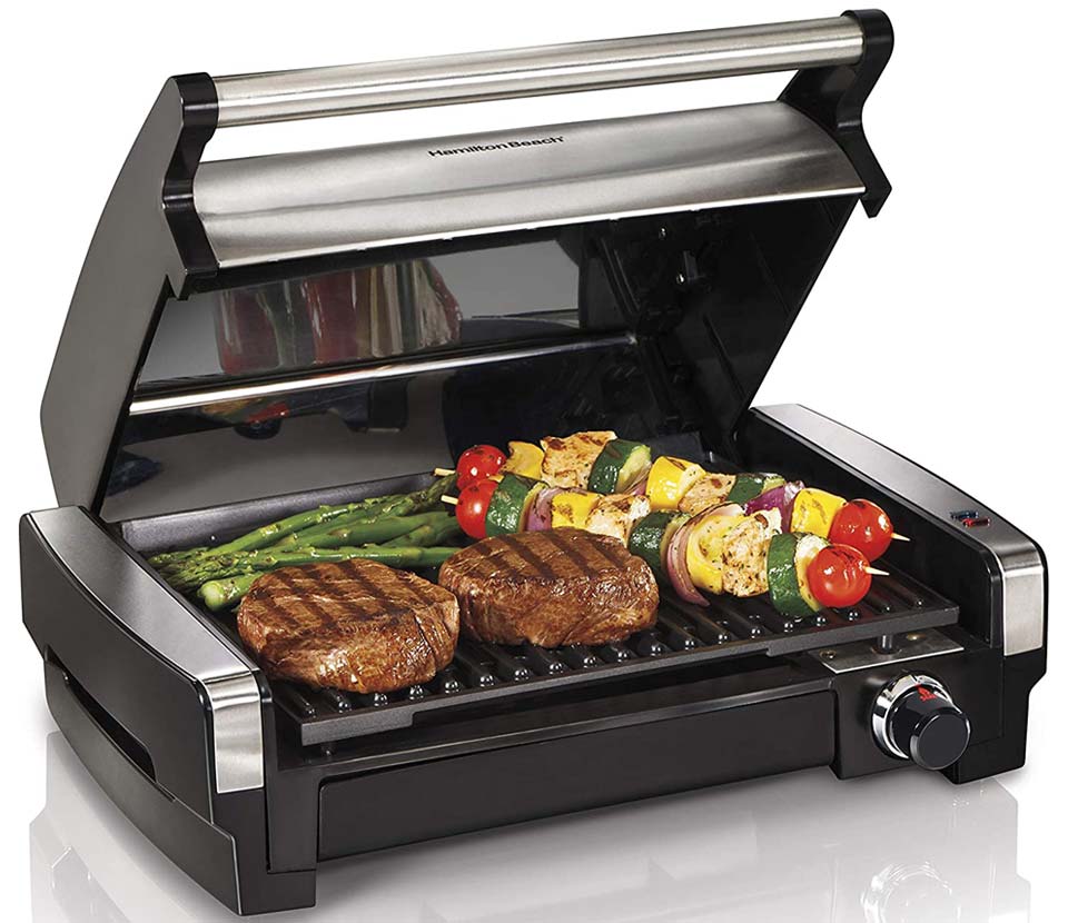 Hamilton Beach Electric Indoor Searing Grill 