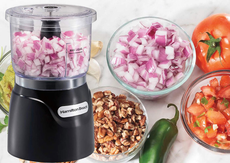 Hamilton Beach Electric Vegetable Chopper & Mini Food Processor