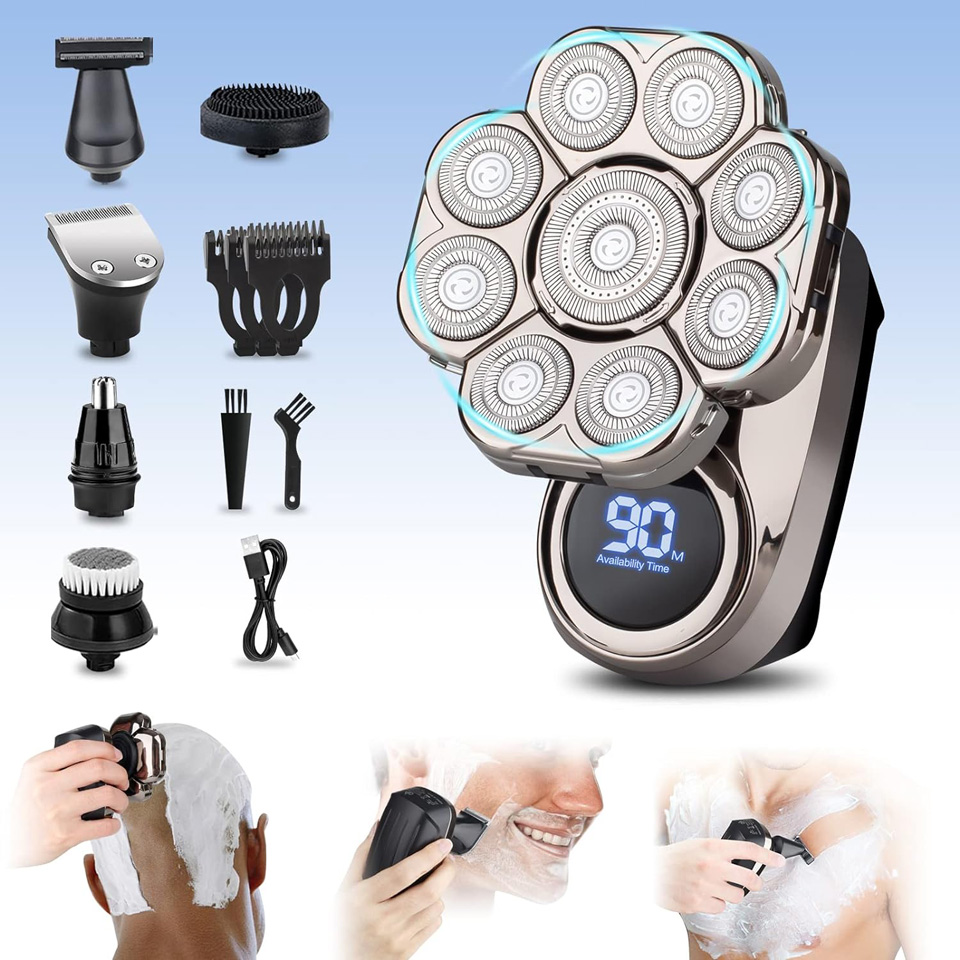 Handsomemen 9D Electric Head Shaver For Bald Men