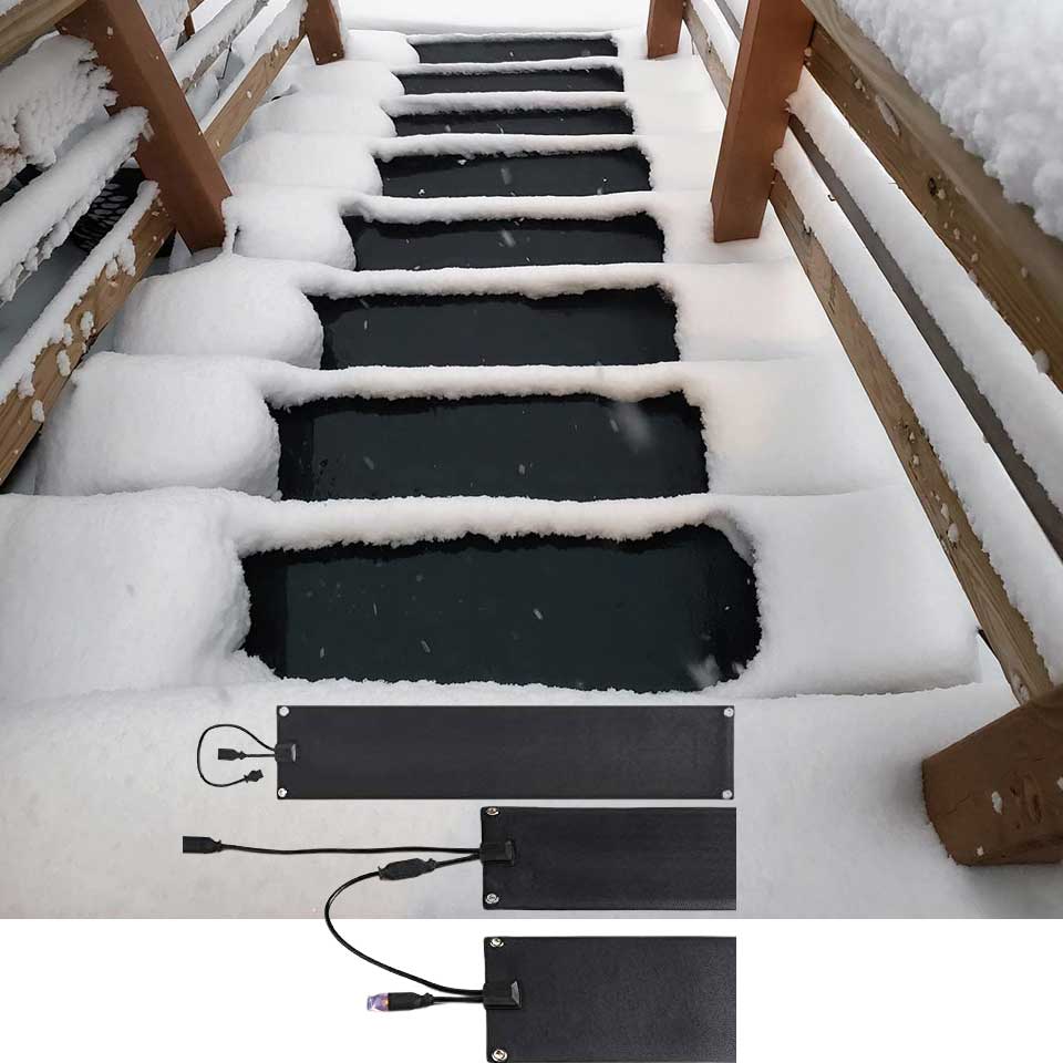 HeatTrak Heated Snow Melting Mats For Stairs