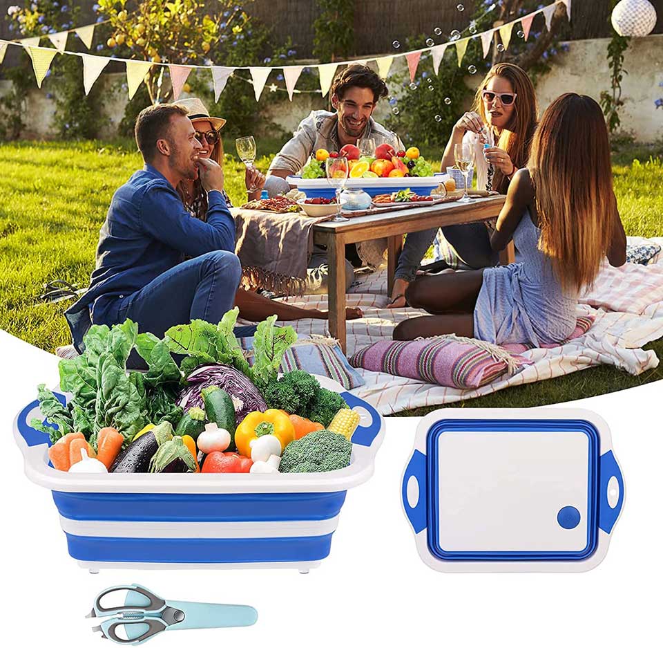 Hi Ninger Multi-function Chopping Board & Colander