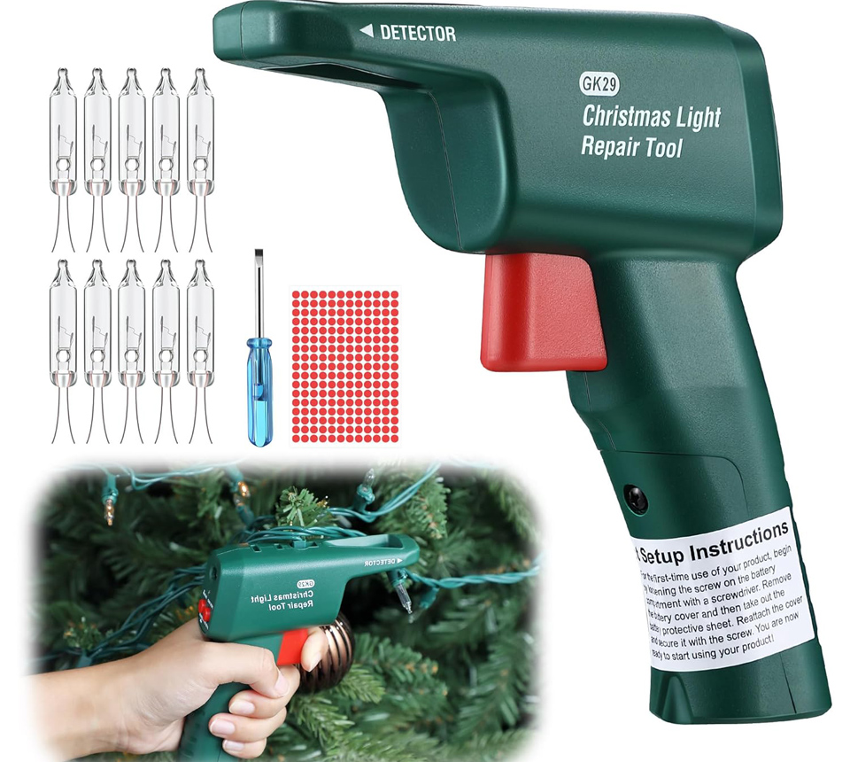 Hohean 6-In-1 Incandescent Light And Fuse Checker For Fixing Christmas Lights