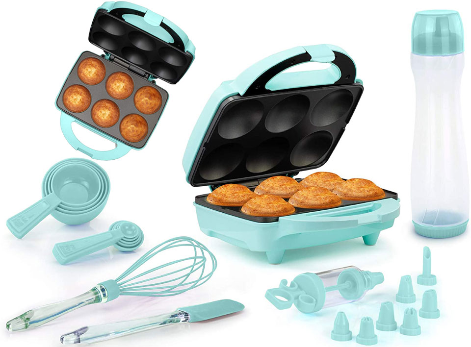 Holstein Housewares Non-Stick Muffin & Cupcake Maker Kit 