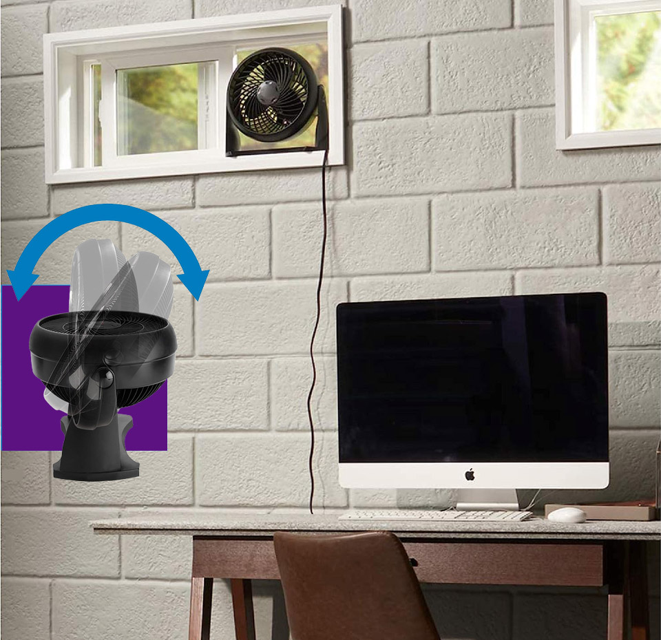 Honeywell Super Turbo Desk And Wall Fan for personal cooling