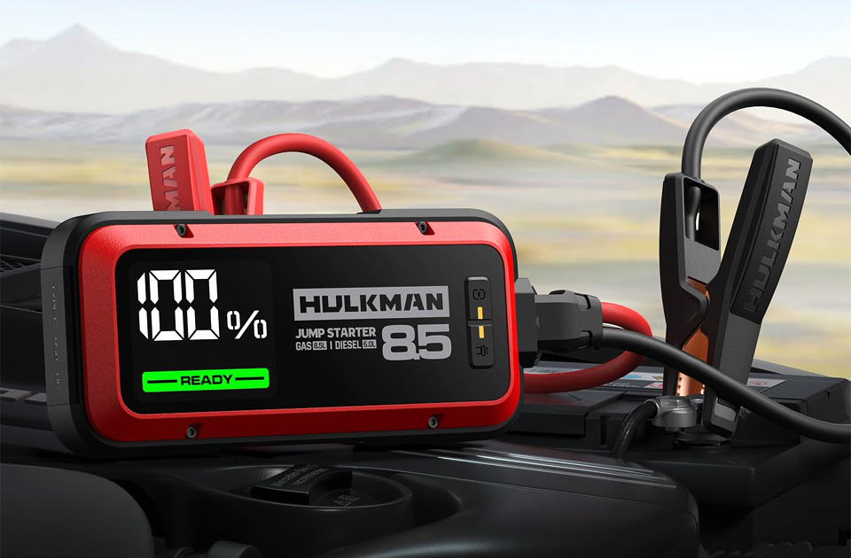 Hulkman Alpha85 2000 Amp Car Jump Starter For Gas And Diesel