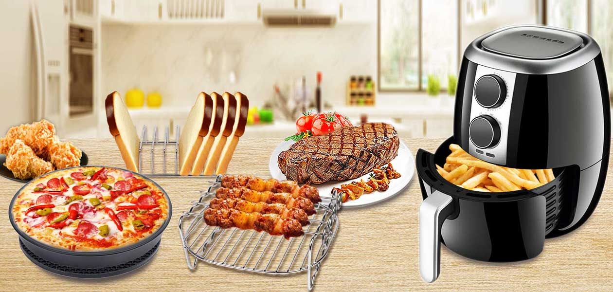 Accessories For Air Fryers - I mogoo 10 Piece Universal Air Fryer Kit