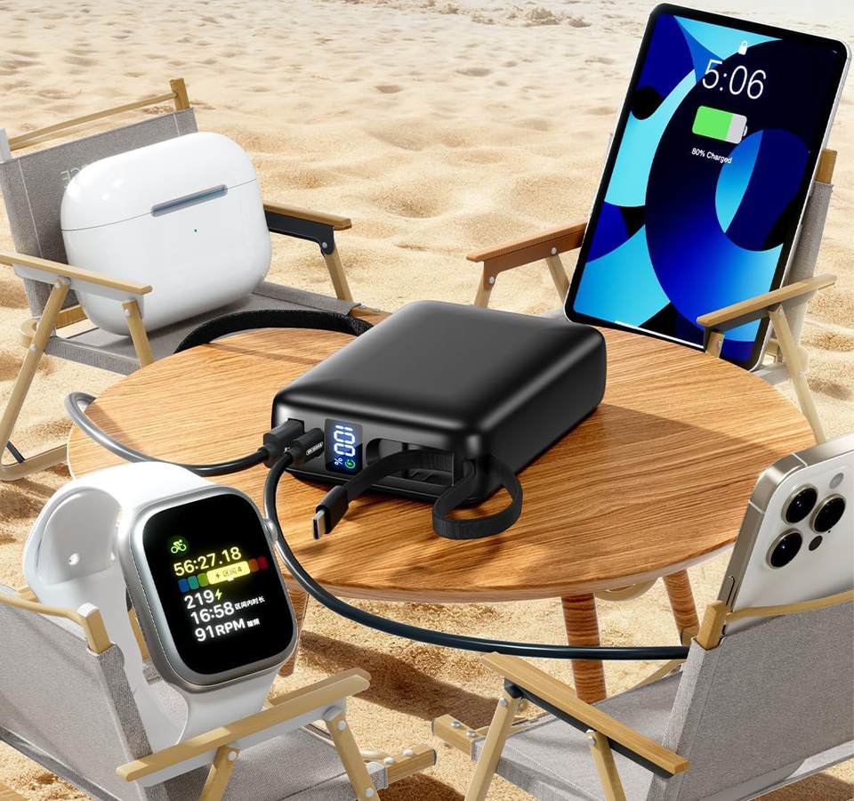 IGGPBB Fast Charging Travel Power Bank For Phones Tablets Laptops