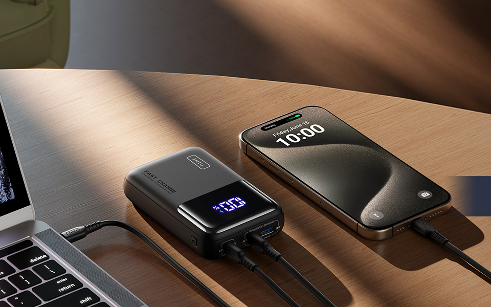 INIU Ultra Compact Fast Charging Travel Power Bank For Laptop Other Devices