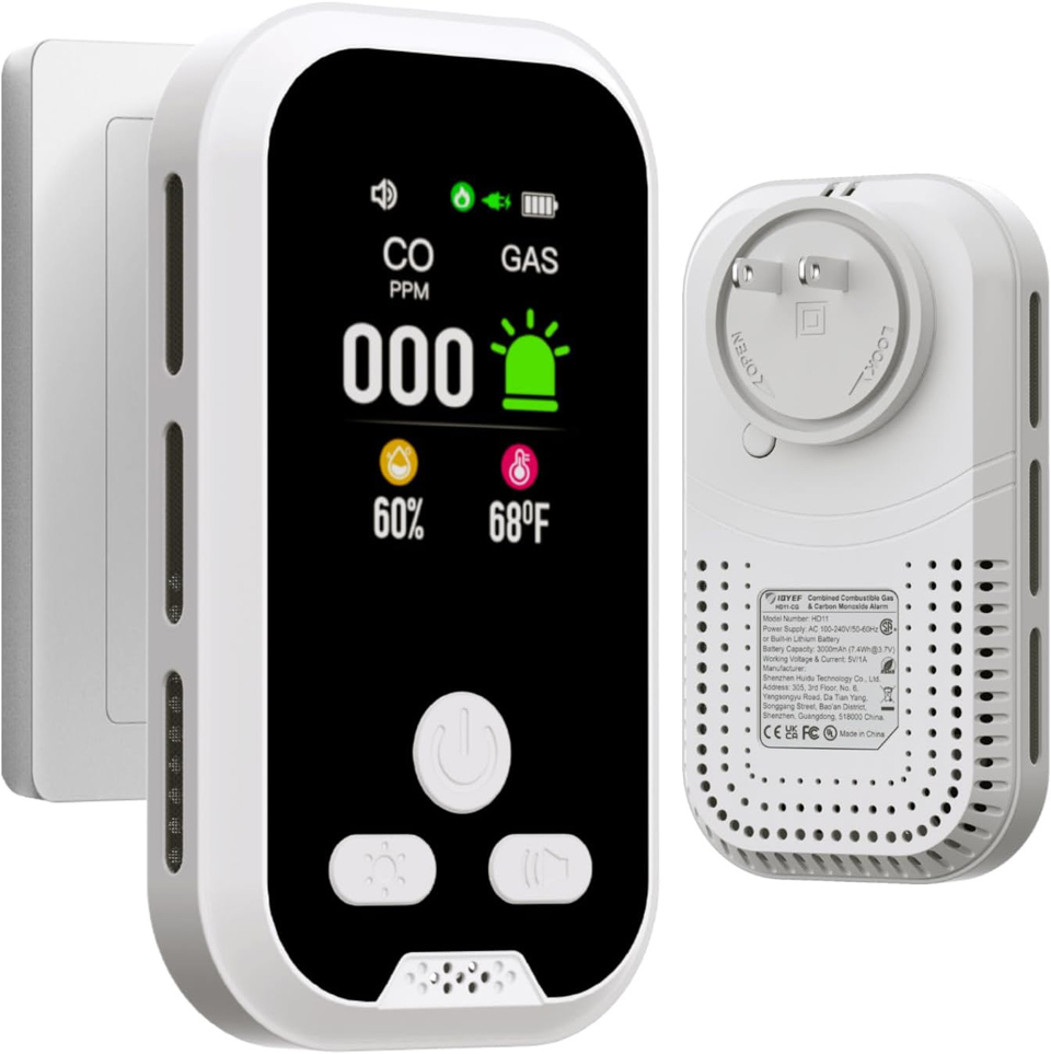 IQYEF 4-in-1 Carbon Monoxide Detector