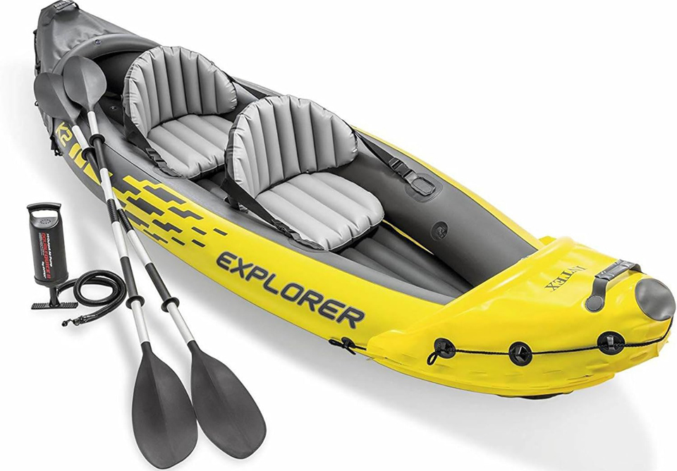 Intex Explorer K2 Inflatable Kayak Set