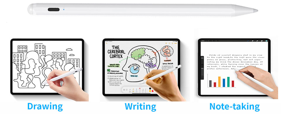 JAMJAKE Stylus Pen For iPad With Palm Rejection