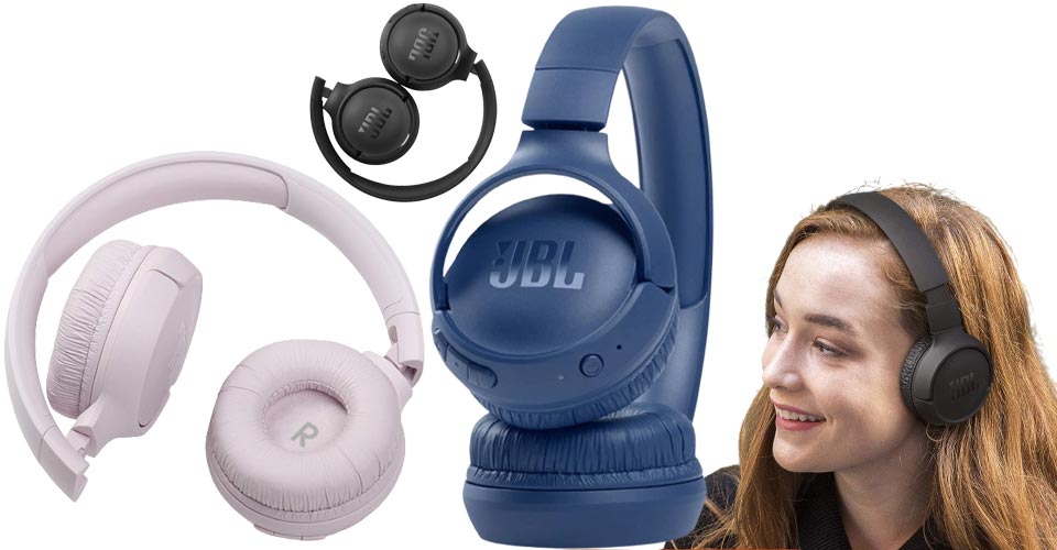 JBL Tune Wireless On-Ear Headphones With Purebass Sound