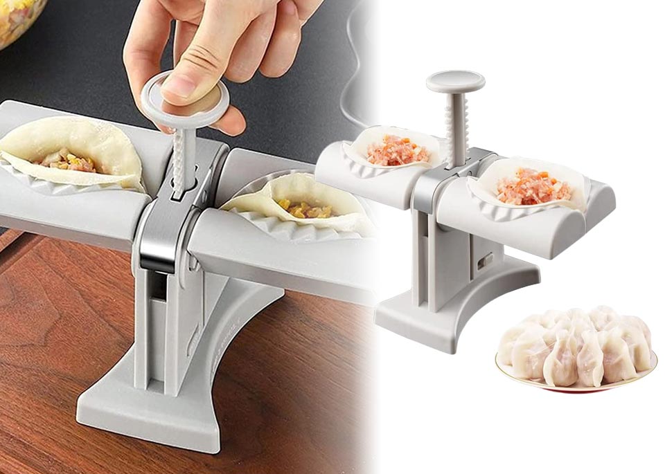 JQWSVE Automatic Double Dumpling Maker