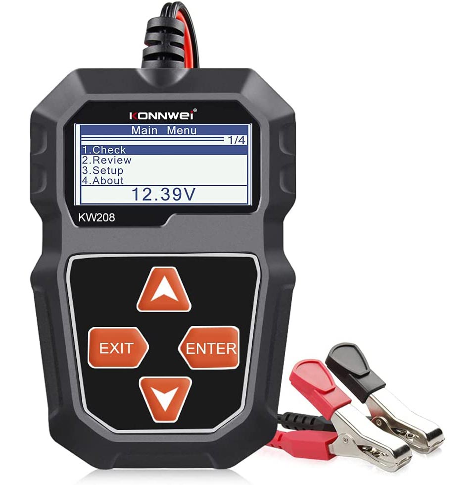 KONNWEI KW208 12V Car Battery Tester