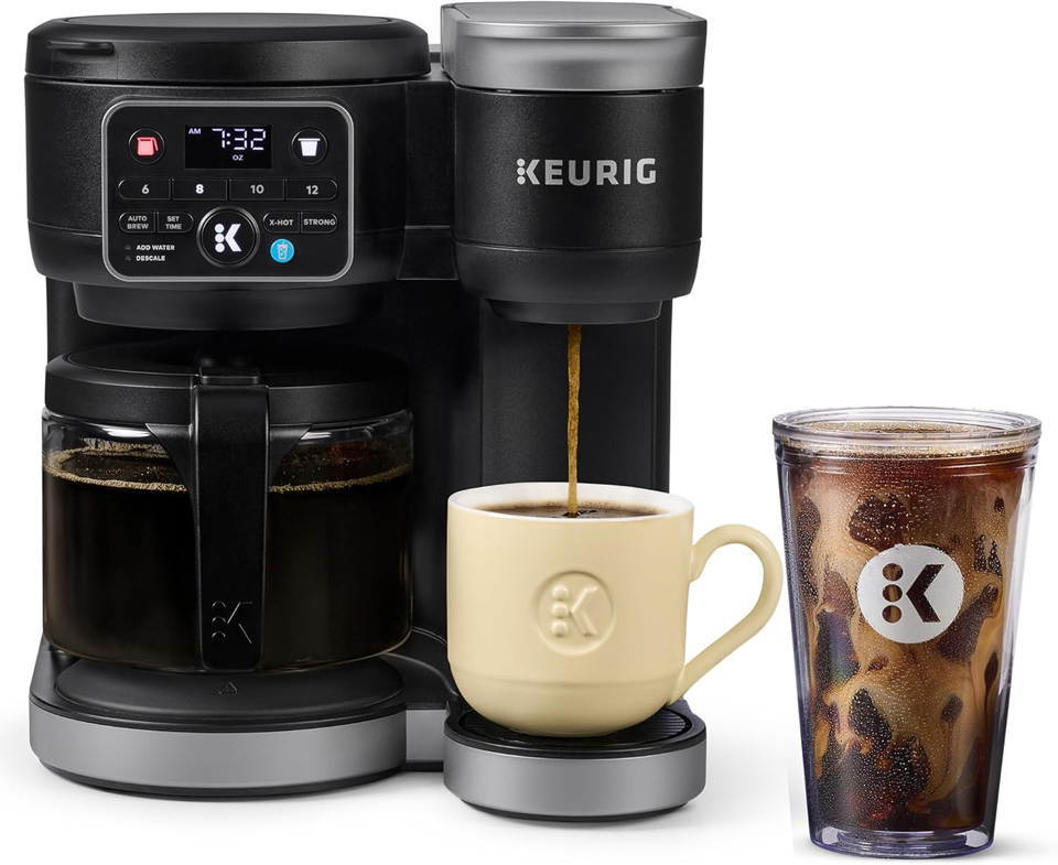 Keurig K-Duo Hot And Iced Single Serve And Carafe Coffee Maker