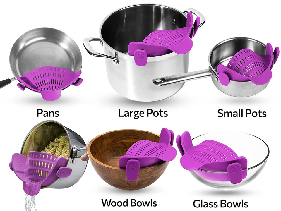 Kitchen Gizmo Snap N Strain Pot Strainer