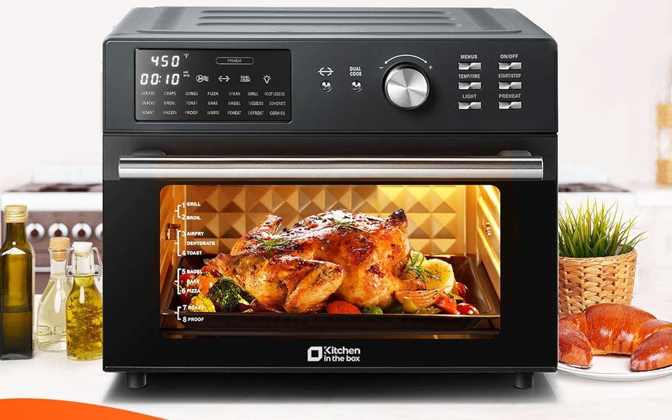 Kitchen In The Box Extra Large Air Fryer Toaster Oven