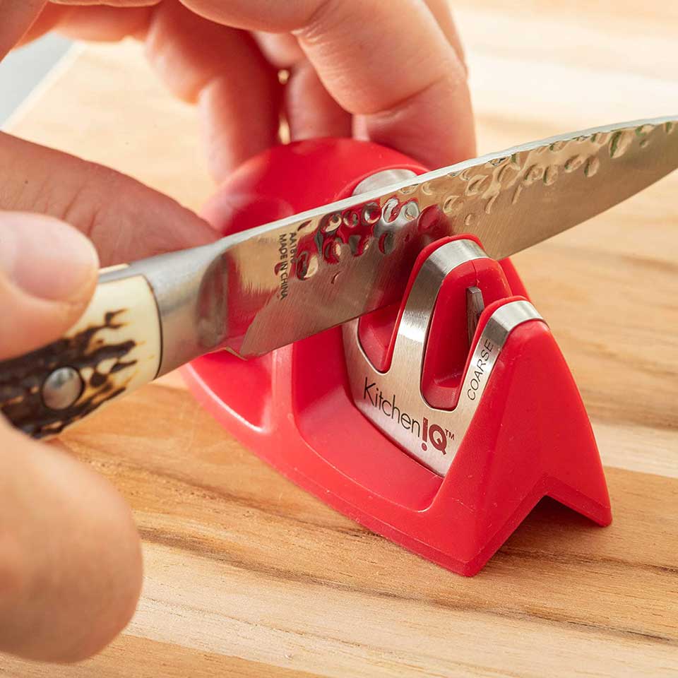 KitchenIQ Edge Grip 2-Stage Knife Sharpener