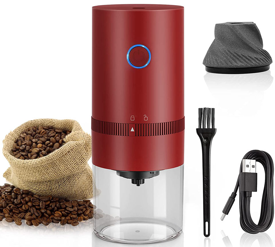 LAIJUHM Portable USB Rechargeable Coffee Grinder